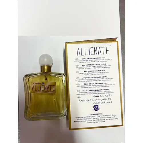 Photo de l’avis officiel: Allienate Allienate de naturmais Parfum — risque: Risque chimique