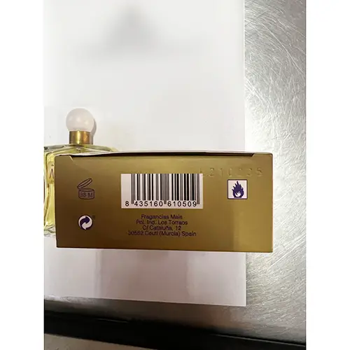 Photo de l’avis officiel: Allienate Allienate de naturmais Parfum — risque: Risque chimique