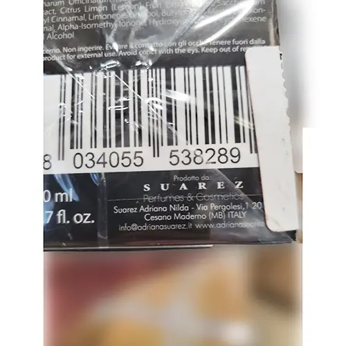 Foto aus der offiziellen Meldung: NATURA OIL Natura Oil trattamento viso 24 ore Gesichtscreme — Risiko: Chemikalie (A12/00525/24)