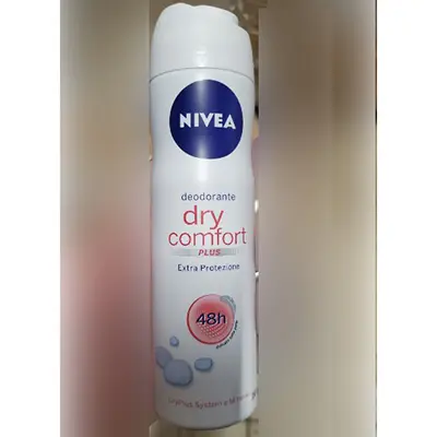 Photo de l’avis officiel: Nivea Comfort plus Spray déodorant — risque: Risque chimique