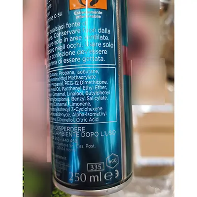 Foto dell’avviso ufficiale: PANTENE Ricci perfetti Lacca — rischio: Rischio chimico