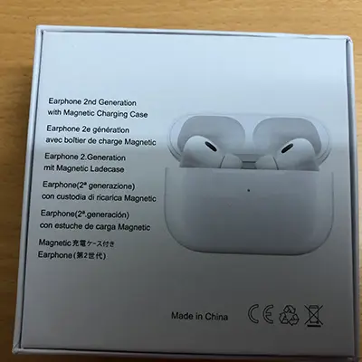 Foto do aviso oficial: Apple EarPods — risco: Ambiente