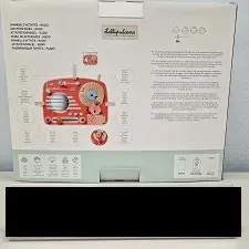 Photo from the official notice: Lilliputiens Radio anais activitypanel activity panel toy — choking risk