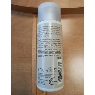 Zdjęcie z oficjalnego zgłoszenia: „Basler“ Professional Langes Haar  Spülung Après- shampooing Odżywka do włosów — ryzyko: Chemiczne