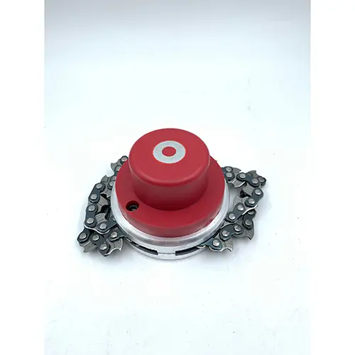 Foto do aviso oficial: Barafat Universal Weed Eater Head, Chain Trimmer Head 65Mn (Red) Fixação para cortador de escovas — risco: Ferimentos