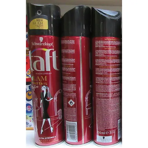 Foto dell’avviso ufficiale: Schwarzkopf GLAM PONYTAIL Styles UL Lacca — rischio: Rischio chimico