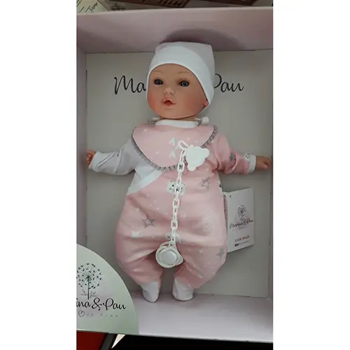 Foto do aviso oficial: Marina &amp; Pau Poupon Petite Etoile 40 cm Boneca de plástico — risco: Engasgamento