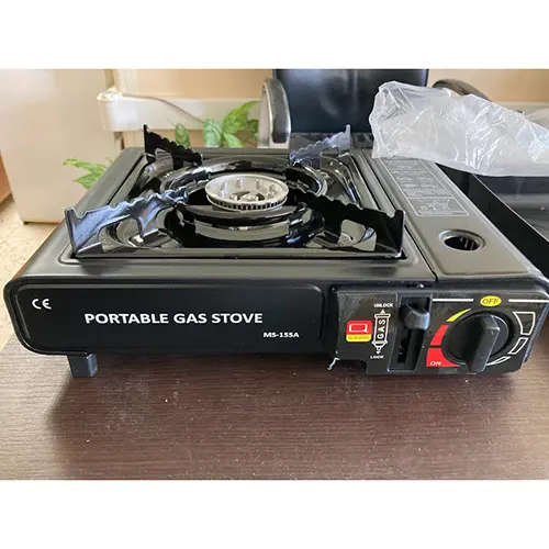 Photo de l’avis officiel: Portable Gas Stove Cuisinière à gaz portable — risque: Brûlures