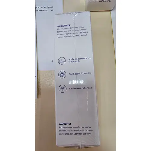 Photo de l’avis officiel: IVISMILE Colour Corrector V34 Sérum blanchissant — risque: Risque chimique