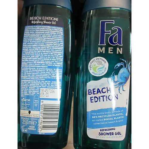 Photo de l’avis officiel: Fa MEN Refreshing shower gel Ocean Waves Scent Gel douche — risque: Risque chimique