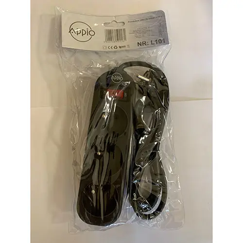 Photo de l’avis officiel: APPIO Plomb d’extension — risque: Brûlures & Choc électrique
