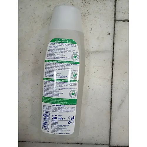 Photo from the official notice: Nivea NIVEA PURE &amp; NATURAL cleansing lotion with organic argan oil and organic aloe vera cleansing toner — chemical risk