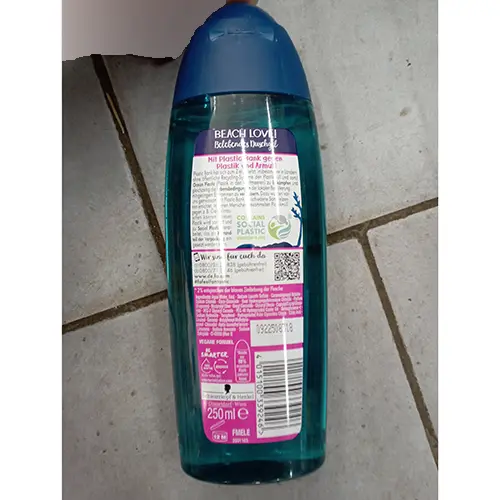 Photo de l’avis officiel: FA DUSCHGEL BEACH LOVE Gel douche — risque: Risque chimique