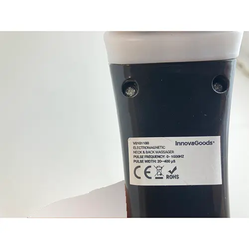 Foto uit de officiële melding: Innovagoods Calmagner Electromagnetic Neck &amp; Back Massager Massageapparaat — risico: Milieu