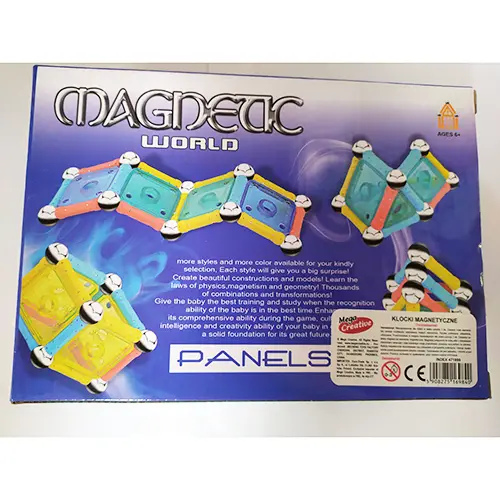 Foto aus der offiziellen Meldung: Mega Creative Magnetic world Magnetisches Spielzeug — Risiko: Ersticken & Verletzungen