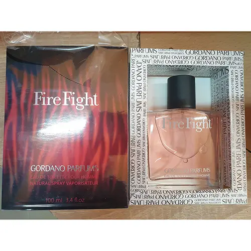 Photo de l’avis officiel: GORDANO PARFUMS Fire Fight Eau de toilette — risque: Risque chimique