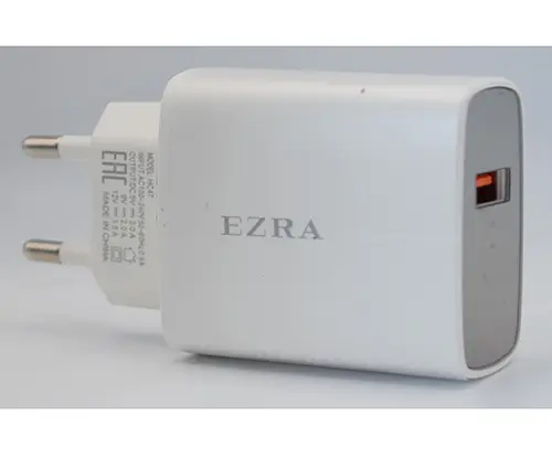 Photo de l’avis officiel: EZRA FAST CHARGER, TRAVEL ADAPTER Chargeur USB — risque: Choc électrique