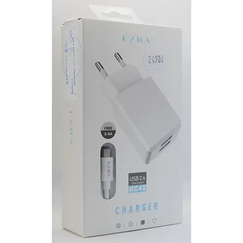 Photo de l’avis officiel: EZRA Travel Charger Chargeur USB — risque: Choc électrique (A12/00830/24)