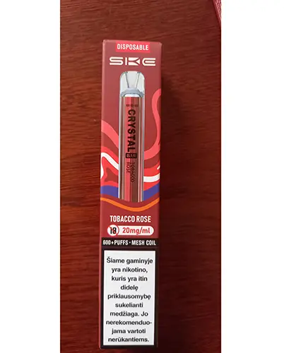 Photo de l’avis officiel: SKE SKE CRYSTAL BAR Cigarette électronique jetable — risque: Risque chimique