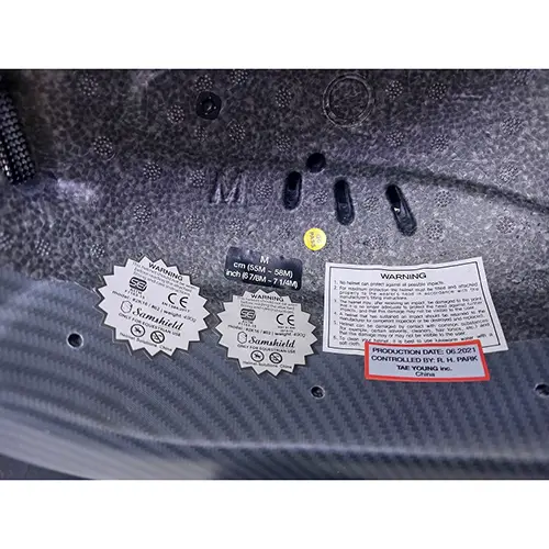 Photo de l’avis officiel: Samshield Samshield Shadowmatt Casque équestre — risque: Blessures