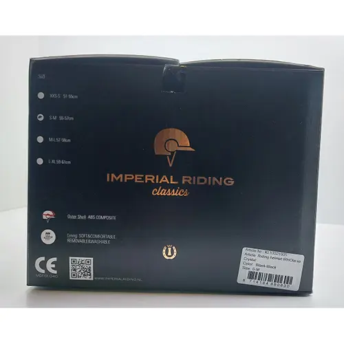 Foto aus der offiziellen Meldung: Imperial Riding Imperial Riding IRHOlania Crystal Reithelm — Risiko: Verletzungen