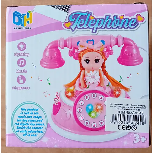 Foto do aviso oficial: Telephone Telefone do brinquedo — risco: Engasgamento