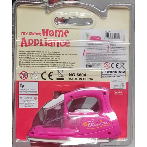 Foto dell’avviso ufficiale: Shengyuanda My Sweet Home Appliance / Electric Iron Ferro giocattolo — rischio: Ambiente