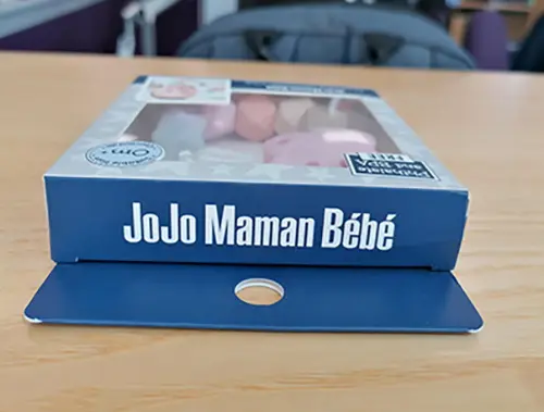 Foto dell’avviso ufficiale: Jojo Maman Bébé Silicone Soother Clip Detentore del succhietto — rischio: Ostruzione delle vie aeree