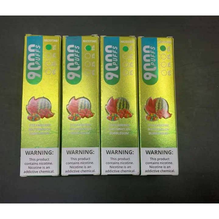 Photo de l’avis officiel: RandM TORNADO 9000 Cigarette électronique jetable — risque: Risque chimique (A12/00874/24)