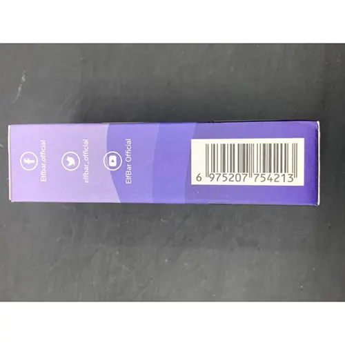 Photo de l’avis officiel: Elfbar BC5000 Cigarette électronique jetable — risque: Risque chimique (A12/00872/24)