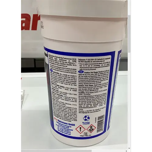 Photo from the official notice: SCRUBS Stainless Steel Cleaner Wipes cleaning wipes for stainless steel — chemical risk