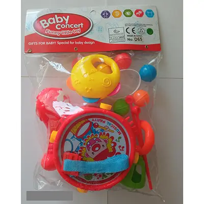 Photo de l’avis officiel: HUABIAO TOYS Baby Concert Funny little toy Ensemble d’instruments de musique de jouet — risque: Étouffement & Etranglement