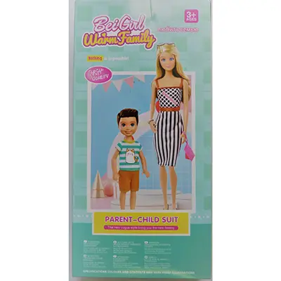 Foto dell’avviso ufficiale: Abababy Bei Girl Warm Family Set di bambole di plastica — rischio: Rischio chimico