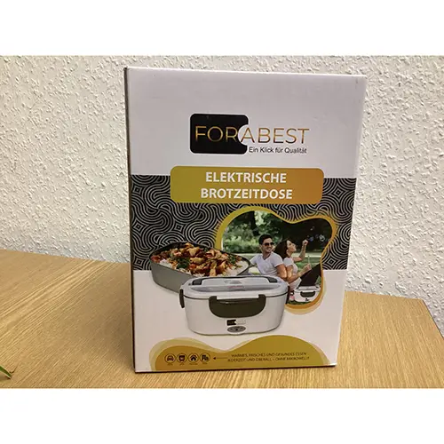 Photo de l’avis officiel: FORABEST Die Elektrische Brotzeitdose Boîte à lunch électrique — risque: Choc électrique
