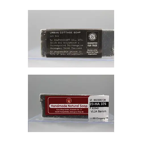 Photo de l’avis officiel: Urban Cottage Soap Detox Handmade Soap Savon — risque: Risque chimique