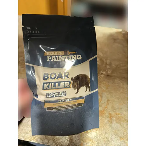Photo de l’avis officiel: Ferber Painting Boar Killer Produit antiparasitaire — risque: Risque chimique