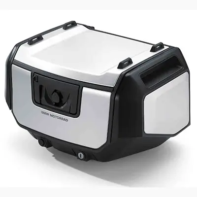Foto aus der offiziellen Meldung: BMW Motorrad Original accessory Vario-Topcase Motorrad Top Box — Risiko: Verletzungen