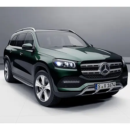 Foto uit de officiële melding: Mercedes-Benz GLS, GLE Personenauto — risico: Brand