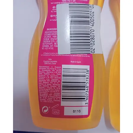 Photo de l’avis officiel: Playboy VIP PLAYBOY VIP shower gel glam orchid scent Gel douche — risque: Risque chimique