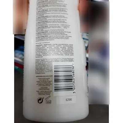 Photo de l’avis officiel: Adidas adidas HYDRA SPORT Gel douche — risque: Risque chimique