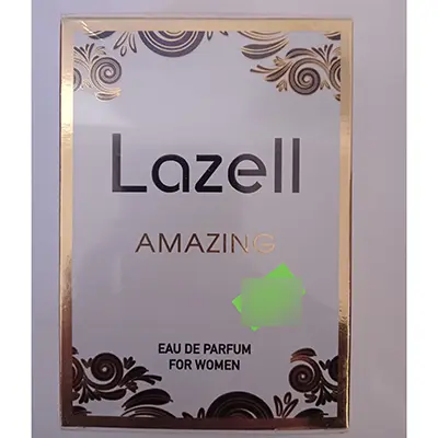 Photo de l’avis officiel: Lazell Lazell AMAZING EAU DE PARFUM FOR WOMAN — risque: Risque chimique