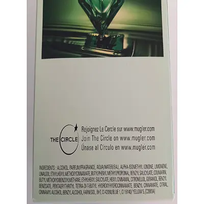 Photo de l’avis officiel: Mugler Aura Parfum — risque: Risque chimique (A12/01023/24)