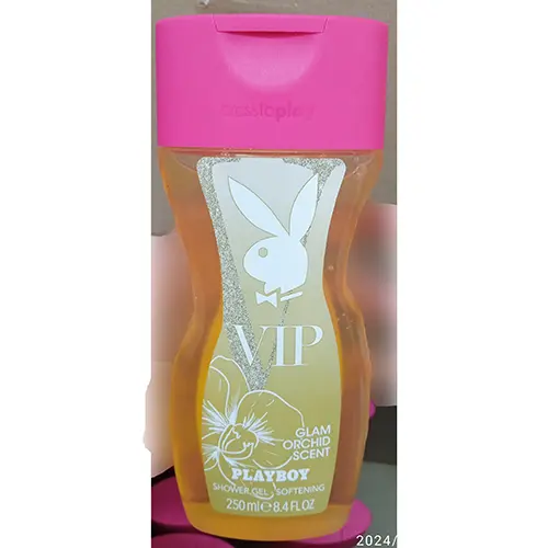 Photo de l’avis officiel: Playboy VIP GLAM ORCHID SCENT Gel douche — risque: Risque chimique