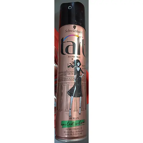 Foto do aviso oficial: Schwarzkopf TAFT  hairspray — risco: Químico