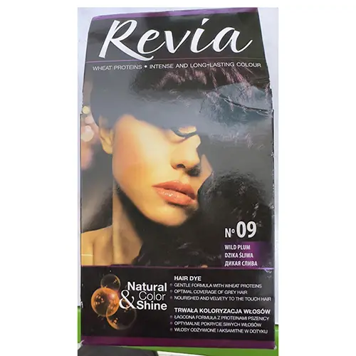 Photo de l’avis officiel: Revia Verona Care coloring cream, Natural &amp; Color shine Teinture capillaire — risque: Risque chimique (A12/01117/24)