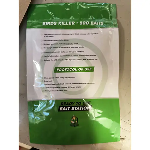 Photo de l’avis officiel: Bed Bug Knocker Bird killer Produit antiparasitaire — risque: Risque chimique