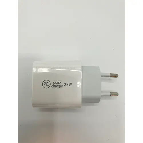 Photo from the official notice: PD Quick charger 25W — environment risk