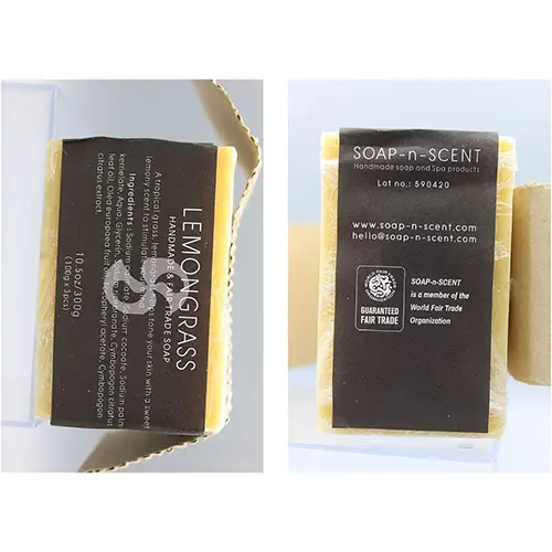 Photo de l’avis officiel: Soap-n-Scent Lemongrass Soap Set Savon — risque: Risque chimique