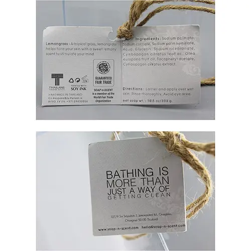Photo de l’avis officiel: Soap-n-Scent Lemongrass Soap Set Savon — risque: Risque chimique