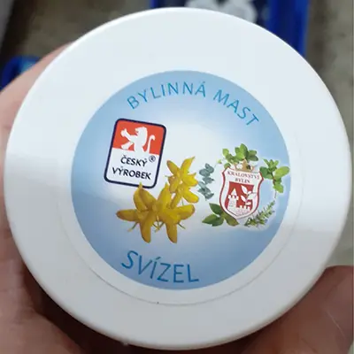 Photo from the official notice: SVÍZEL SVÍZEL proven herbal ointment with clove extract and beeswax — chemical risk